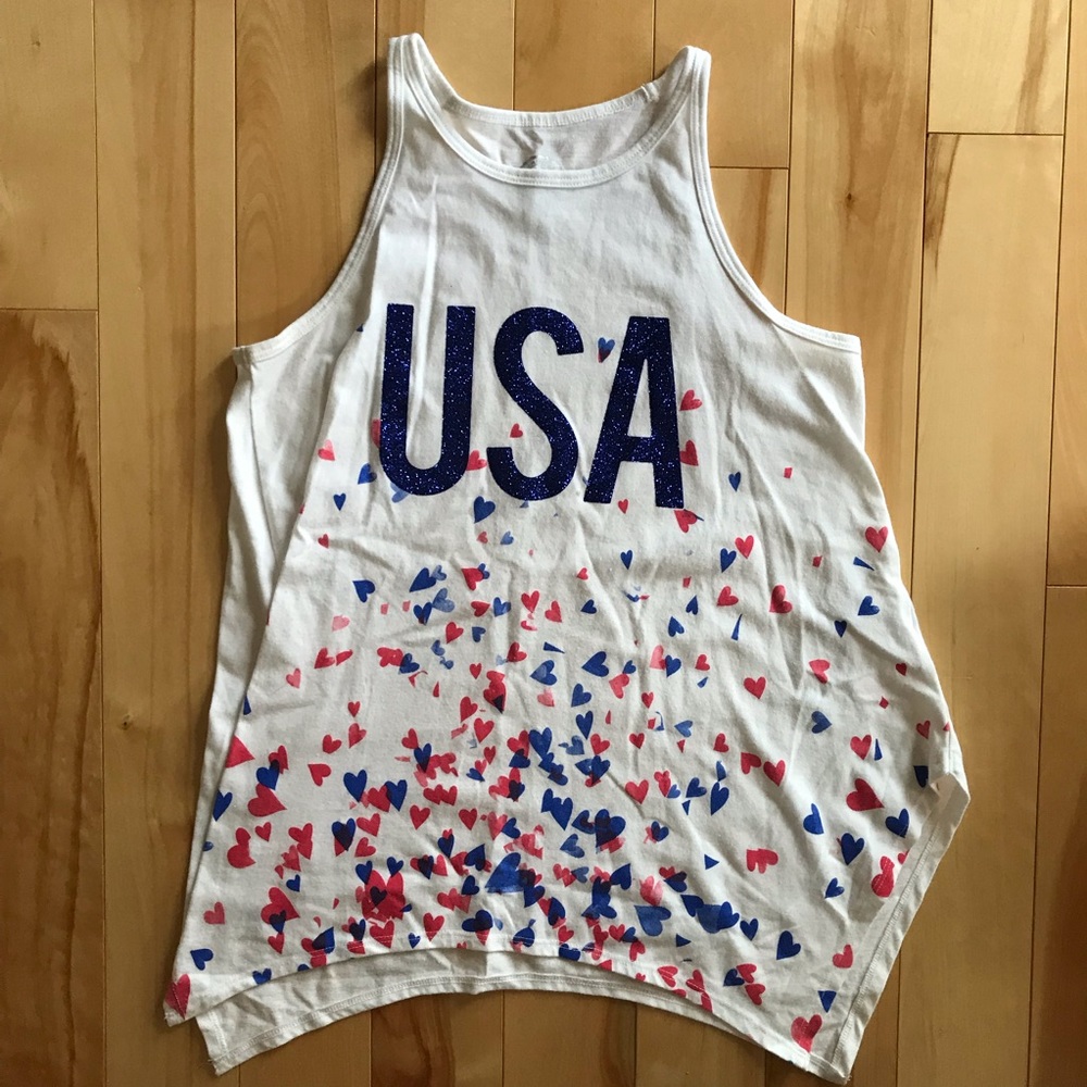 Girls USA Fourth of July Tank Top - Size 12